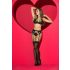 Mapalé - Dessous-Set mit Strumpfhalter (schwarz)  - M/L