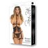 Rene Rofe Rassel Tassle - Dekorativer Körperharness und Tanga (Schwarz) - S-L 