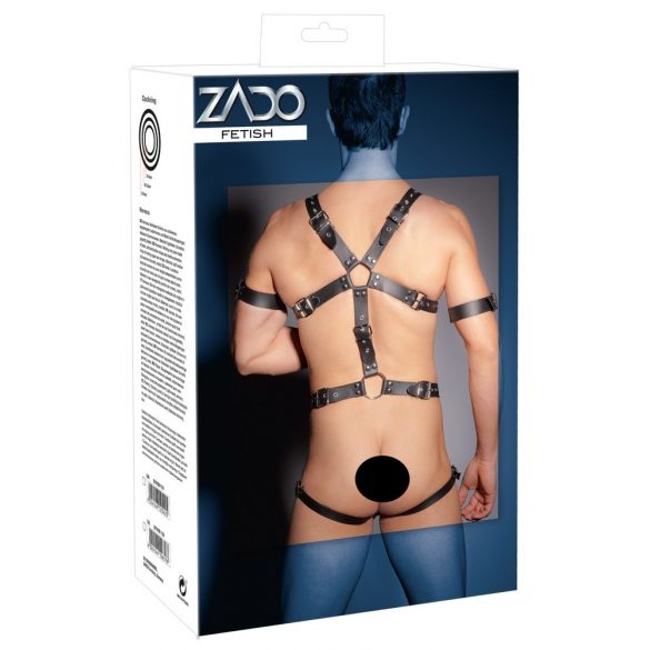 ZADO - Riemen, Lederkörpergeschirr Body - für Männer  - L/XL