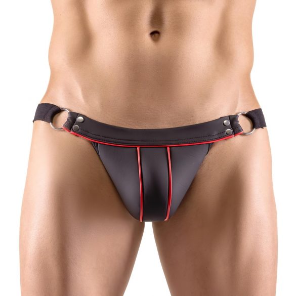 Svenjoyment - Metallring Jock Unterwäsche (Schwarz)  - L/XL