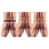 Svenjoyment - Herren Tanga Set - Schwarz (3-teilig) S-L 