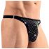 Svenjoyment - Glitzer Herren-Tanga (schwarz) - L