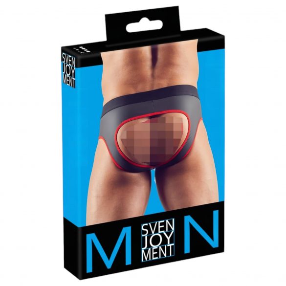 Svenjoyment - offener Jockstrap (schwarz-rot) 