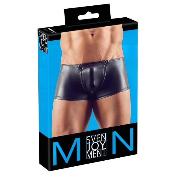 Svenjoyment - Doppel-Reißverschluss-Boxershorts (Schwarz)  - L