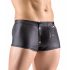 Svenjoyment - Strasssteinbesetzte Reißverschluss-Boxershorts (schwarz) 