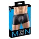 Svenjoyment - Strasssteinbesetzte Reißverschluss-Boxershorts (schwarz)  - M