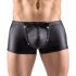 Svenjoyment - Strasssteinbesetzte Reißverschluss-Boxershorts (schwarz)  - M