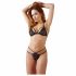 Cottelli - Offenes Spitzen-Set (schwarz)  - M