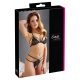 Cottelli - Offenes Spitzen-Set (schwarz)  - L