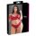 Cottelli Plus Size - weicher Spitzen-BH-Set (rot)  - 4XL