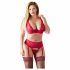 Cottelli Plus Size - anpassbares Dessous-Duo (rot) 