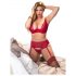 Cottelli Plus Size - Vielseitiges Dessous-Duo (Rot)