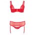 Cottelli Plus Size - Vielseitiges Dessous-Duo (Rot)