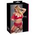 Cottelli Plus Size - anpassbares Dessous-Duo (rot)  - 90D/XL