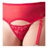 Cottelli Plus Size - anpassbares Dessous-Duo (rot)  - 95D/2XL