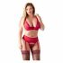 Cottelli Plus Size - anpassbares Dessous-Duo (rot)  - 90E/XL