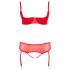 Cottelli Plus Size - Vielseitiges Dessous-Duo (Rot) - 95E/2XL