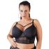 /Cottelli Plus Size - Träger-Spitzen-BH (schwarz)  - 95D