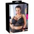 /Cottelli Plus Size - Träger-Spitzen-BH (schwarz)  - 95D