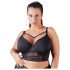 / Cottelli Plus Size - Spitzendetail-BH mit Trägern (Schwarz) - 95F