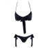 Cottelli - Bikini-Stil BH-Set (schwarz) 