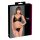 Cottelli - Transparentes Spitzen-BH-Set (schwarz) - M