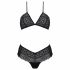 Passion Eco Kerria - Spitzen-Bikini-Set (Schwarz) 