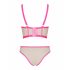 Obsessive Nudelia - BH-Set (Natur-Pink) - S/M 