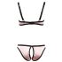 Cottelli - Gestreiftes Push-up-Set  - 80B/M