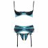 Cottelli - Jade - exklusives Push-Up-Set (grün)  - 85B/L