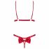 Obsessive Rubinesa - pikantes Dessous-Set (rot) - L/XL