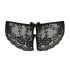 Cottelli - Offene Spitzen-Damenpanty mit Schleife (Schwarz) - L