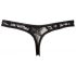 Cottelli - Sex-Tanga aus Spitze (schwarz)  - M