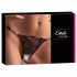 Cottelli - Offener Tanga mit Rosenmotiv  - M/L