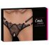 Cottelli - Luxus Offener Ring-String (Schwarz) - M/L