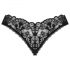 Obsessive Donna Dream - Spitzen-String ouvert (schwarz)