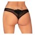 Obsessive Latinesa - offener Tanga (schwarz)  - M/L