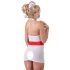 Cottelli - Strumpfhalter Krankenschwesterkleid  - M