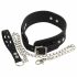 Bad Kitty - Silikon Halsband mit Leine (schwarz) 