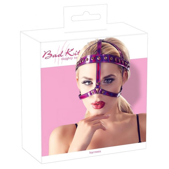 Bad Kitty - Strassbesetztes Kopfgurt (Metallic-Pink) 