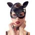 Bad Kitty - Kunstleder, Strass-Katzenmaske - schwarz (S-L) 