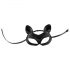 Bad Kitty - Kunstleder-Strass-Catmask - Schwarz (S-L)