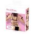 Bad Kitty - Nietenbesetztes Body Harness Set mit Handschellen (Schwarz)  - L/XL