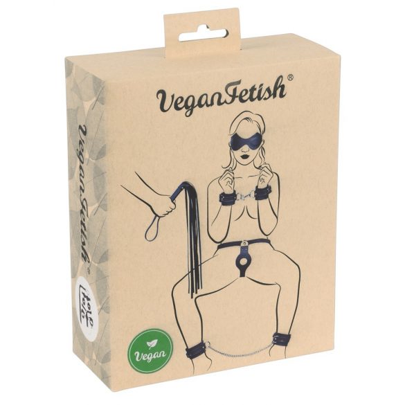 Vegan Fetish - Fesselset (7-teilig) - Schwarz 