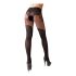 Cottelli - extravagante, offene Strumpfhose (schwarz)  - 2(S)