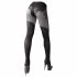 Cottelli - extravagante, offene Strumpfhose (schwarz)  - 3(M)