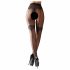 Cottelli - exklusive Muster, offene Strumpfhose (schwarz)  - 3