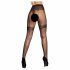 Cottelli - exklusive Muster, offene Strumpfhose (schwarz)  - 5