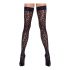 Cottelli Legwear - Leopardenmuster Strümpfe (Schwarz) 