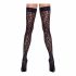 Cottelli Legwear - Leopardenmuster Strümpfe (Schwarz)  - 3